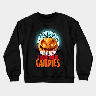 Moonlit Pumpkin Halloween Crewneck Sweatshirt